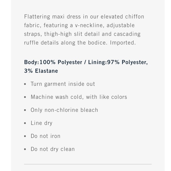 Abercrombie& fitch draped ruffle maxi dress - Picture 6 of 7